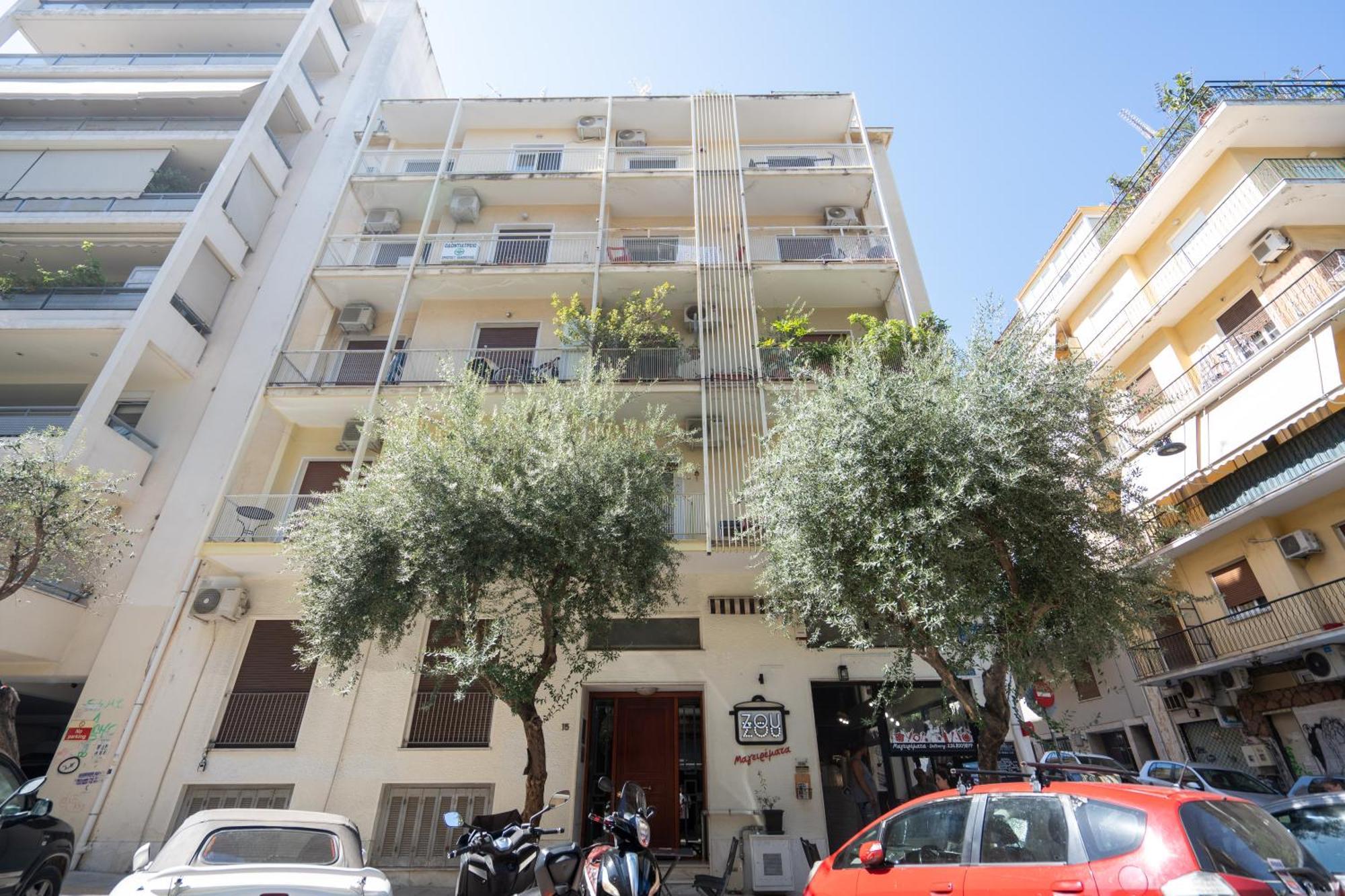 Sophisticated Modern Apt In Athens Center Exterior photo